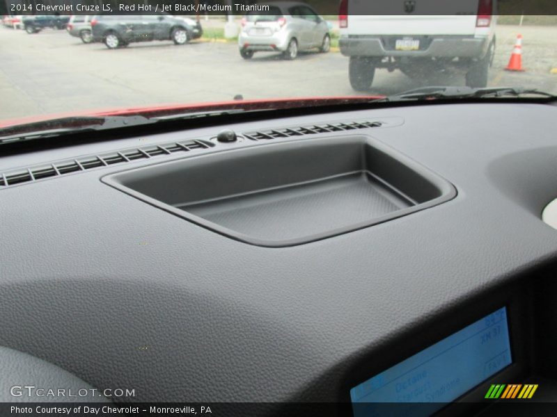 Red Hot / Jet Black/Medium Titanium 2014 Chevrolet Cruze LS