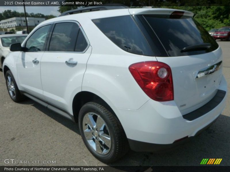 Summit White / Jet Black 2015 Chevrolet Equinox LT AWD