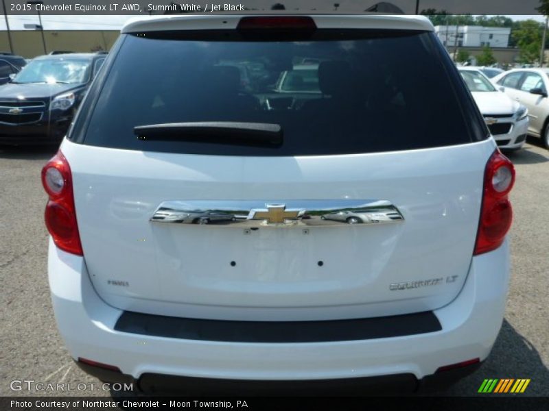 Summit White / Jet Black 2015 Chevrolet Equinox LT AWD
