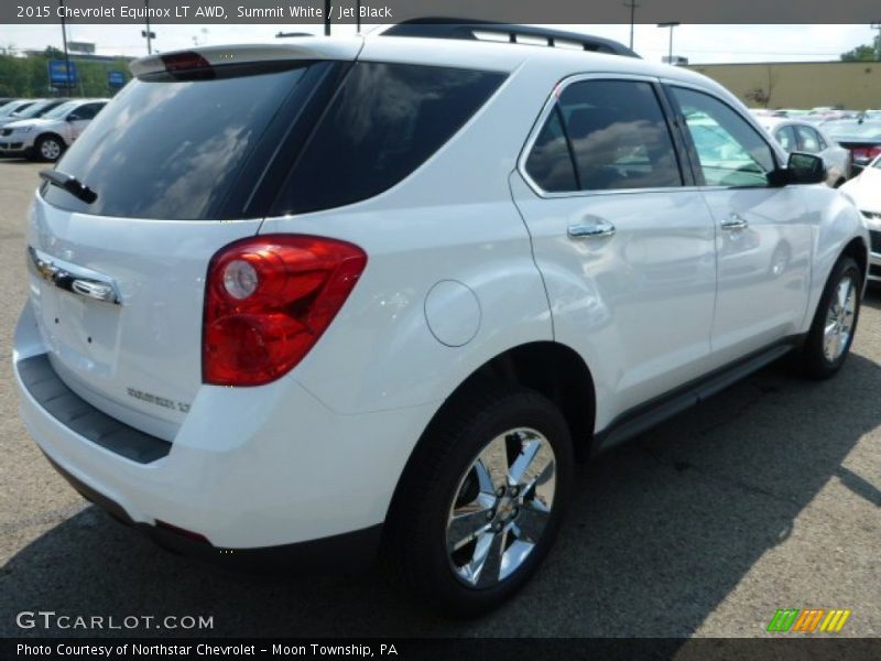 Summit White / Jet Black 2015 Chevrolet Equinox LT AWD