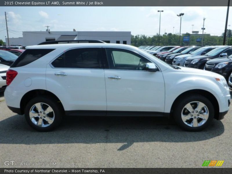 Summit White / Jet Black 2015 Chevrolet Equinox LT AWD