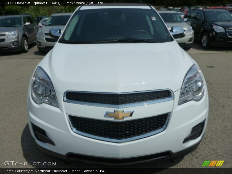 Summit White / Jet Black 2015 Chevrolet Equinox LT AWD