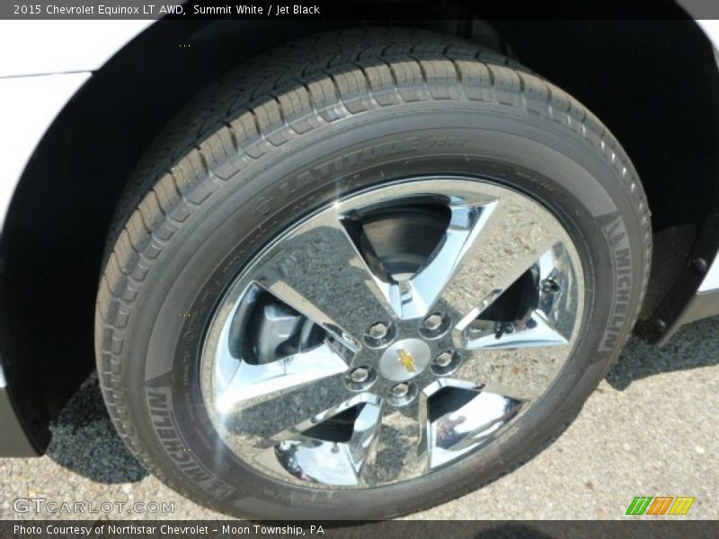 Summit White / Jet Black 2015 Chevrolet Equinox LT AWD