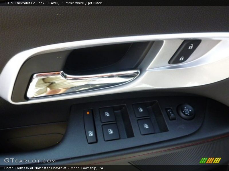 Summit White / Jet Black 2015 Chevrolet Equinox LT AWD