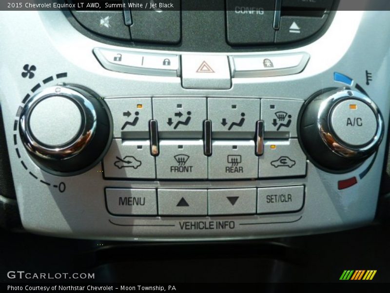 Summit White / Jet Black 2015 Chevrolet Equinox LT AWD