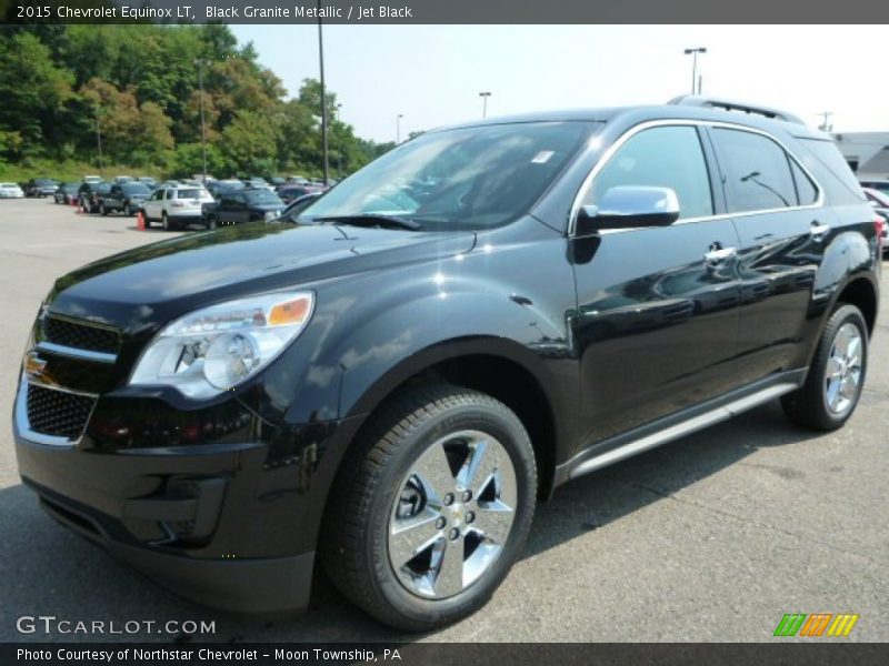 Black Granite Metallic / Jet Black 2015 Chevrolet Equinox LT