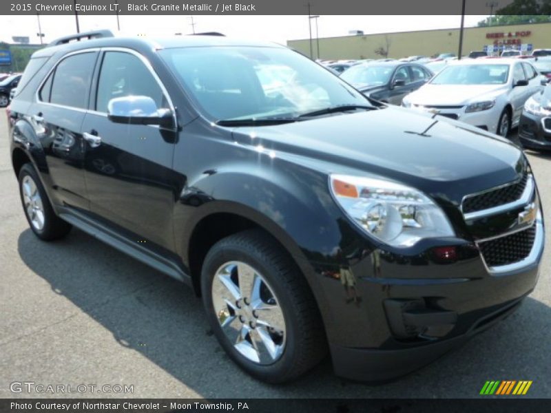 Black Granite Metallic / Jet Black 2015 Chevrolet Equinox LT