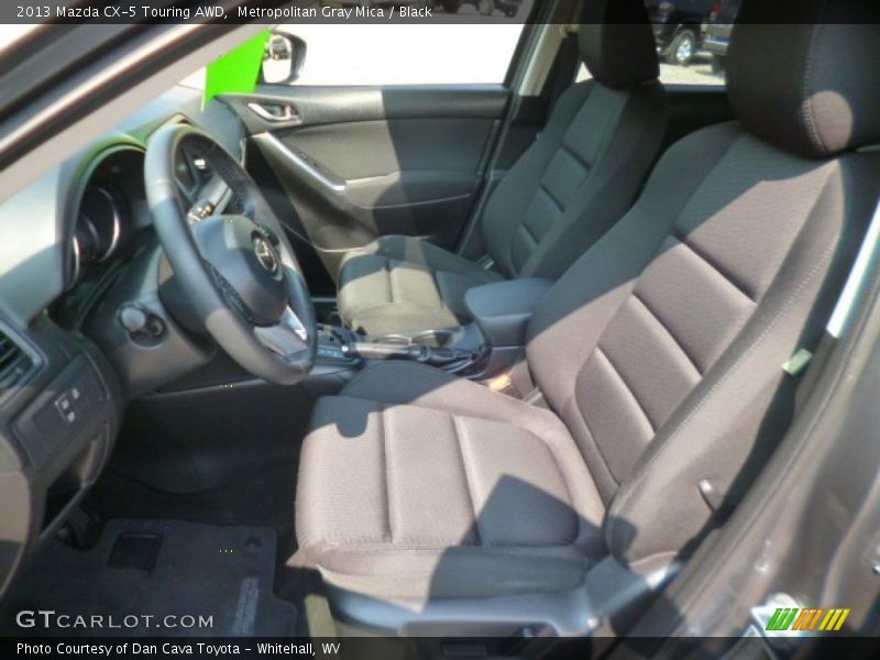 Metropolitan Gray Mica / Black 2013 Mazda CX-5 Touring AWD