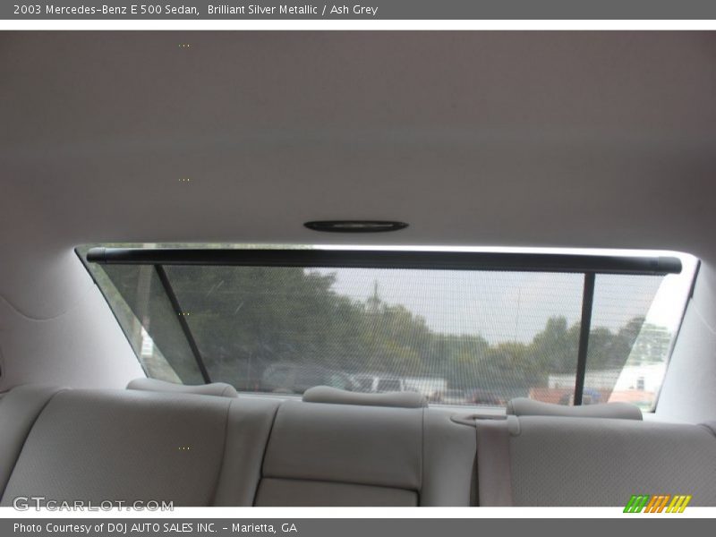 Brilliant Silver Metallic / Ash Grey 2003 Mercedes-Benz E 500 Sedan