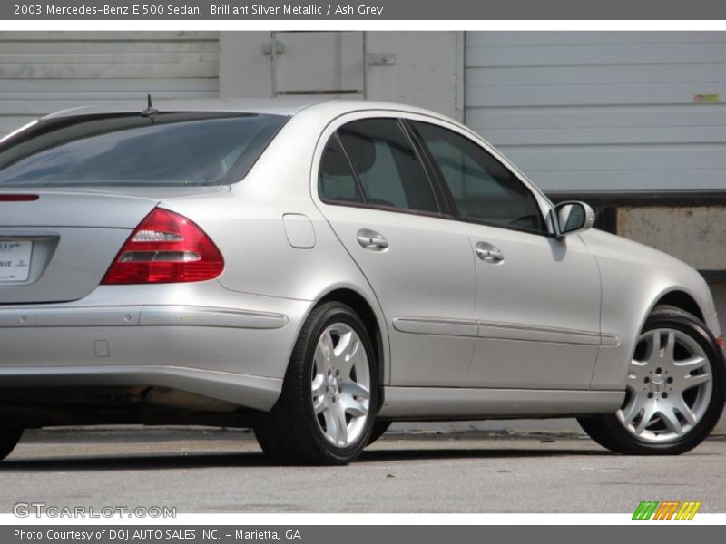 Brilliant Silver Metallic / Ash Grey 2003 Mercedes-Benz E 500 Sedan