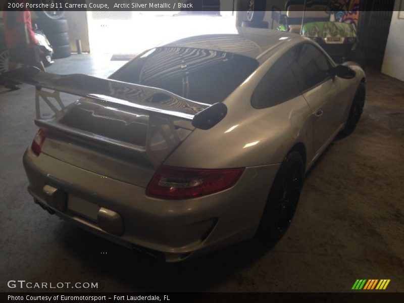 Arctic Silver Metallic / Black 2006 Porsche 911 Carrera Coupe