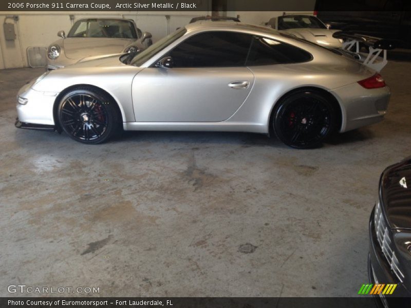 Arctic Silver Metallic / Black 2006 Porsche 911 Carrera Coupe