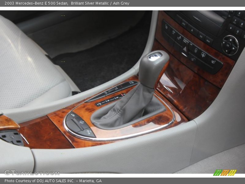 Brilliant Silver Metallic / Ash Grey 2003 Mercedes-Benz E 500 Sedan