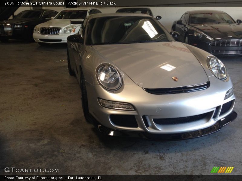 Arctic Silver Metallic / Black 2006 Porsche 911 Carrera Coupe