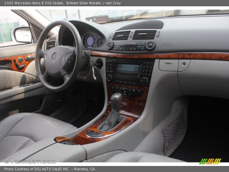 Brilliant Silver Metallic / Ash Grey 2003 Mercedes-Benz E 500 Sedan