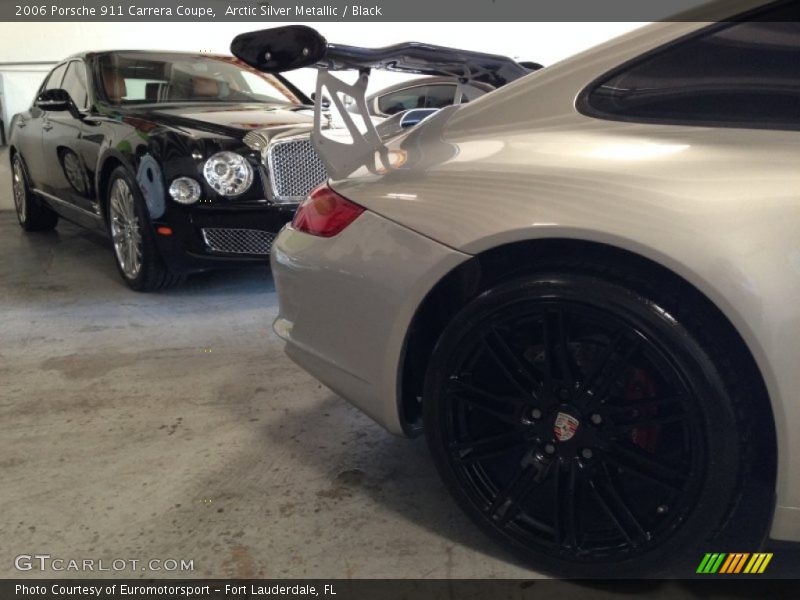 Arctic Silver Metallic / Black 2006 Porsche 911 Carrera Coupe