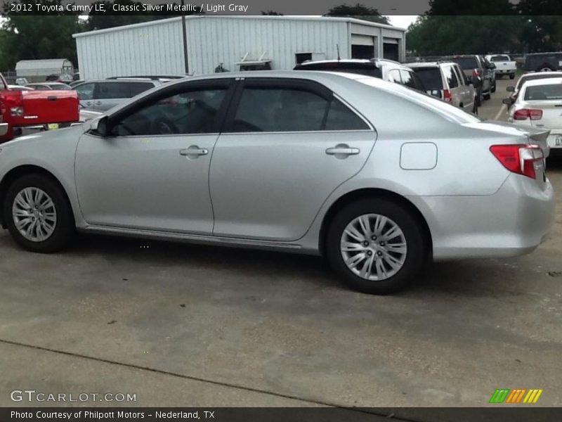 Classic Silver Metallic / Light Gray 2012 Toyota Camry LE
