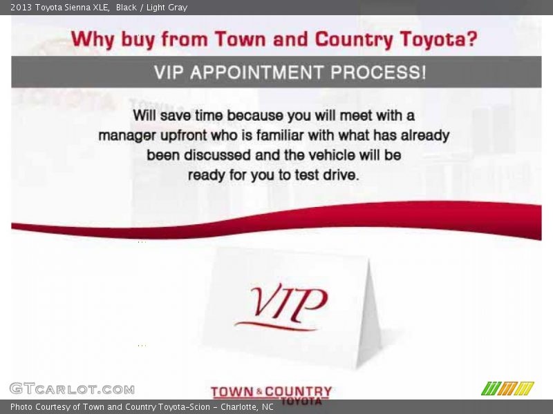 Black / Light Gray 2013 Toyota Sienna XLE