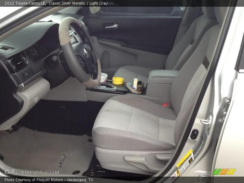 Classic Silver Metallic / Light Gray 2012 Toyota Camry LE