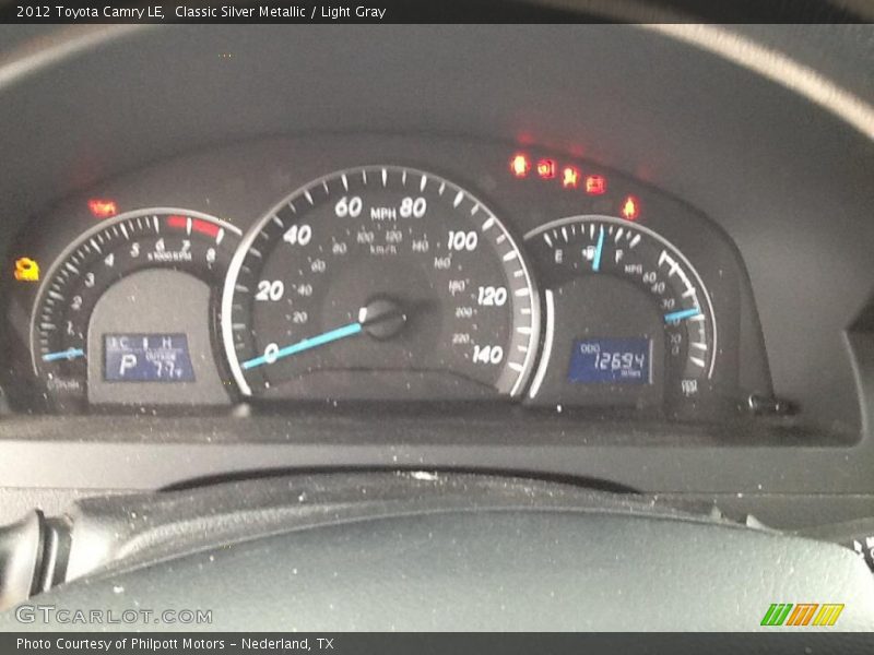 Classic Silver Metallic / Light Gray 2012 Toyota Camry LE