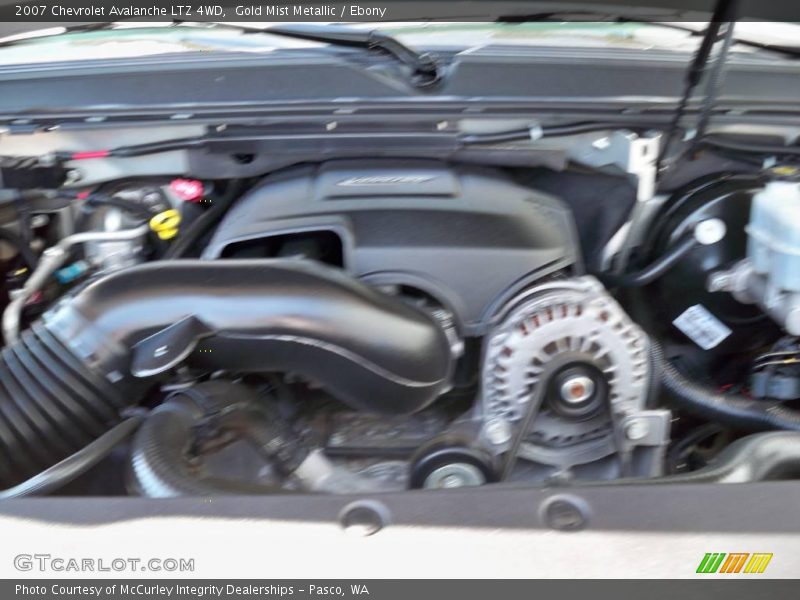 Gold Mist Metallic / Ebony 2007 Chevrolet Avalanche LTZ 4WD