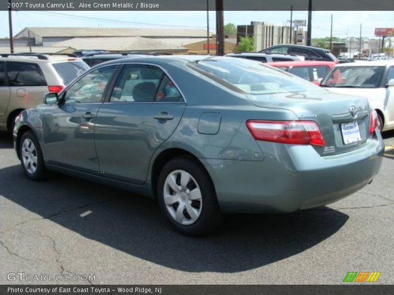 Aloe Green Metallic / Bisque 2007 Toyota Camry LE