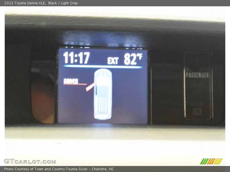 Black / Light Gray 2013 Toyota Sienna XLE