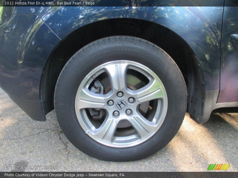 Bali Blue Pearl / Beige 2012 Honda Pilot EX-L 4WD
