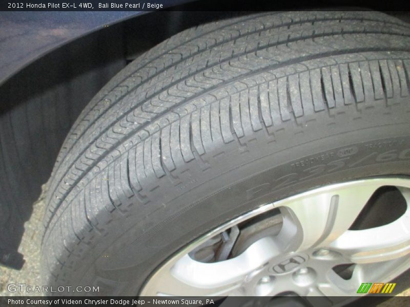 Bali Blue Pearl / Beige 2012 Honda Pilot EX-L 4WD