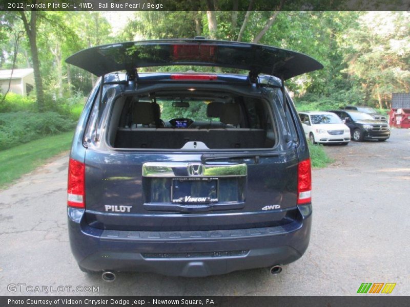 Bali Blue Pearl / Beige 2012 Honda Pilot EX-L 4WD