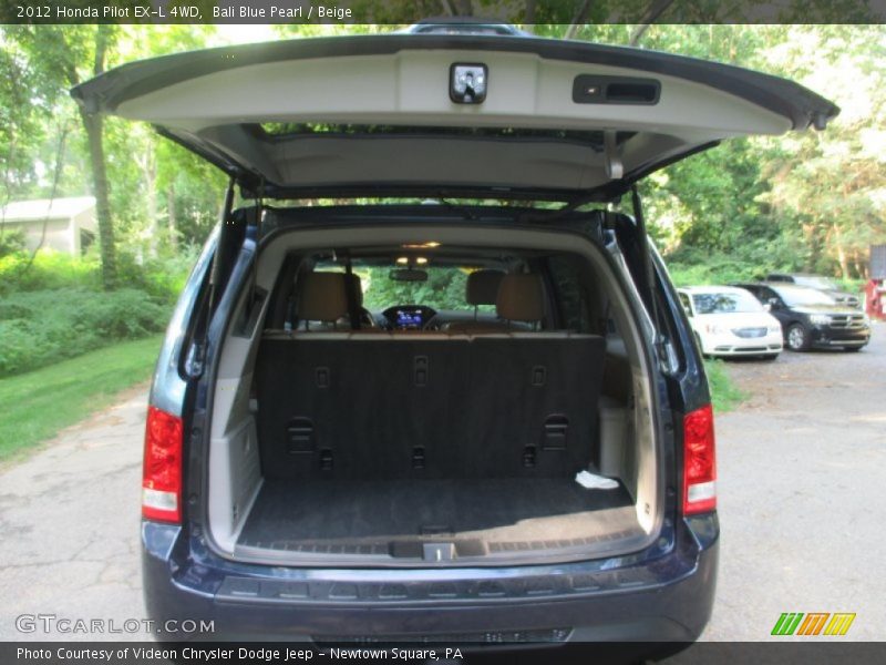 Bali Blue Pearl / Beige 2012 Honda Pilot EX-L 4WD