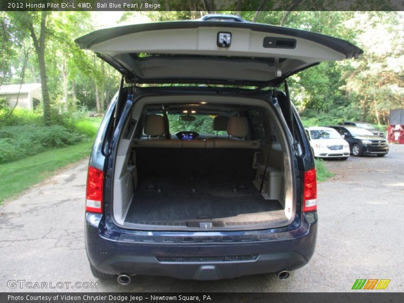 Bali Blue Pearl / Beige 2012 Honda Pilot EX-L 4WD