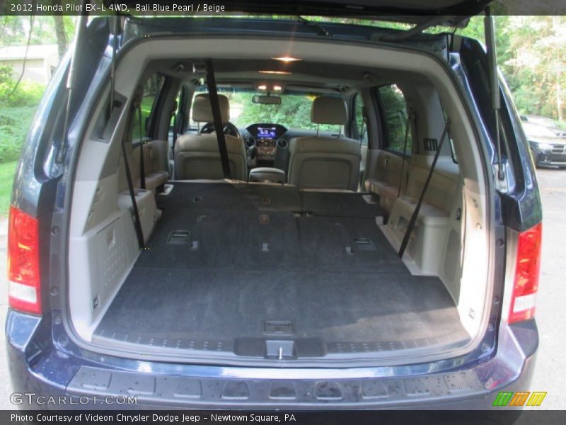 Bali Blue Pearl / Beige 2012 Honda Pilot EX-L 4WD