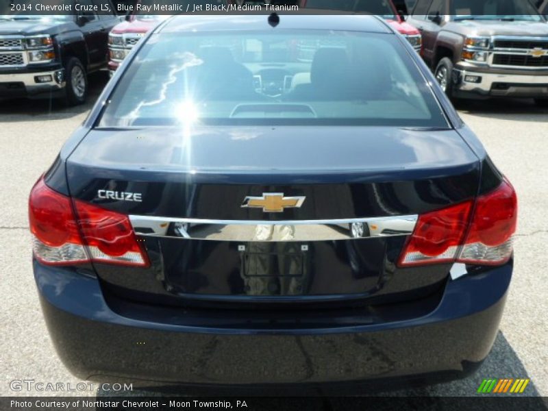 Blue Ray Metallic / Jet Black/Medium Titanium 2014 Chevrolet Cruze LS