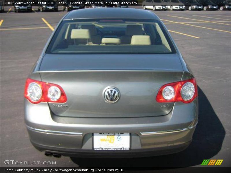 Granite Green Metallic / Latte Macchiato 2006 Volkswagen Passat 2.0T Sedan