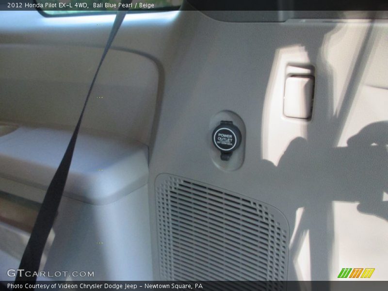 Bali Blue Pearl / Beige 2012 Honda Pilot EX-L 4WD