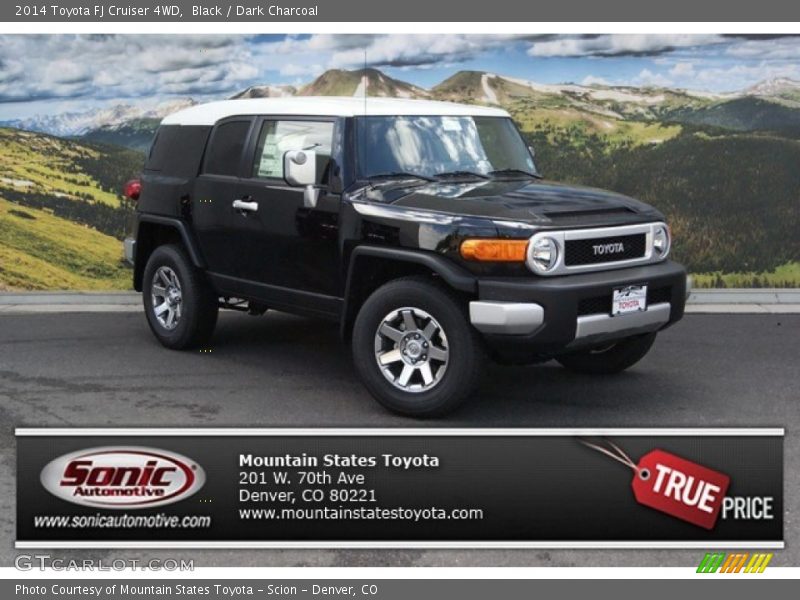 Black / Dark Charcoal 2014 Toyota FJ Cruiser 4WD