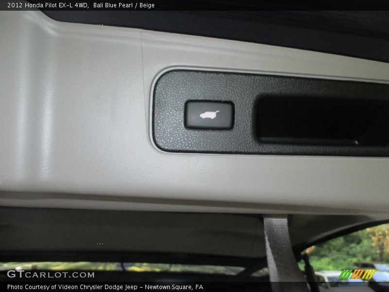 Bali Blue Pearl / Beige 2012 Honda Pilot EX-L 4WD