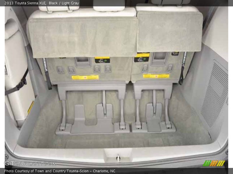 Black / Light Gray 2013 Toyota Sienna XLE