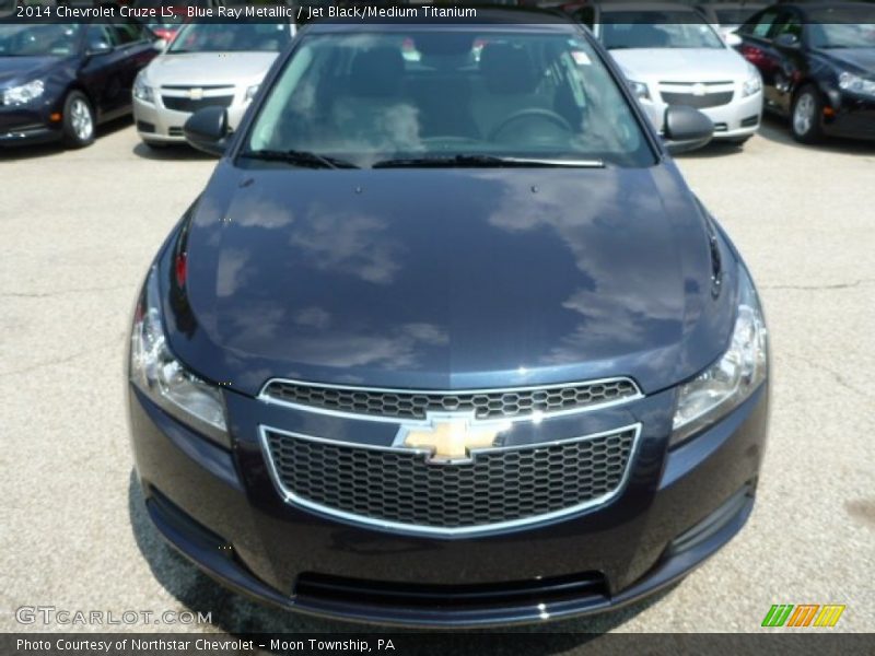 Blue Ray Metallic / Jet Black/Medium Titanium 2014 Chevrolet Cruze LS