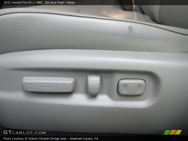 Bali Blue Pearl / Beige 2012 Honda Pilot EX-L 4WD