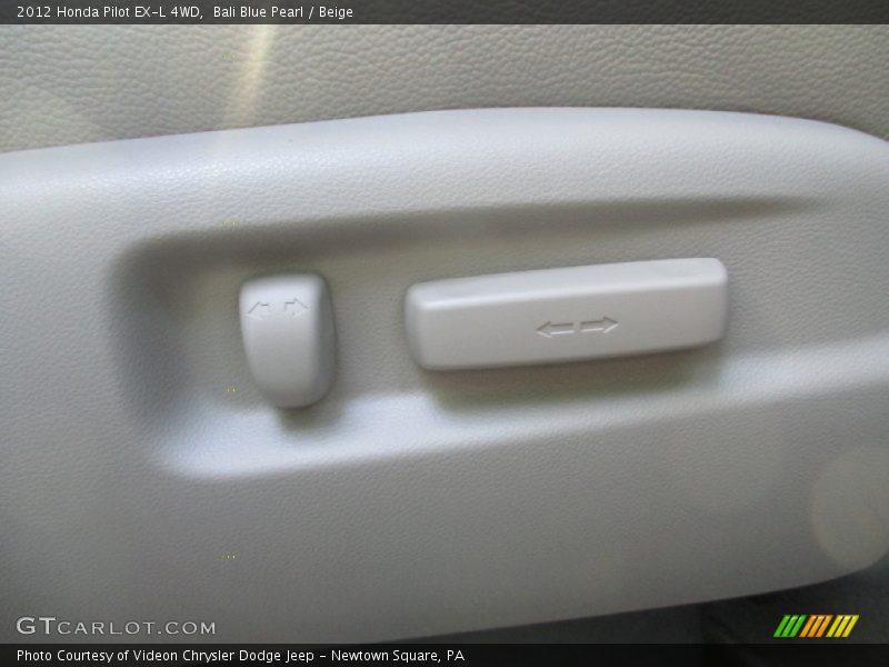 Bali Blue Pearl / Beige 2012 Honda Pilot EX-L 4WD