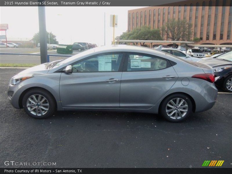 Titanium Gray Metallic / Gray 2015 Hyundai Elantra SE Sedan