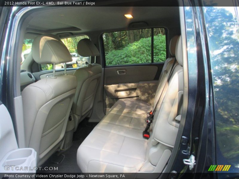 Bali Blue Pearl / Beige 2012 Honda Pilot EX-L 4WD