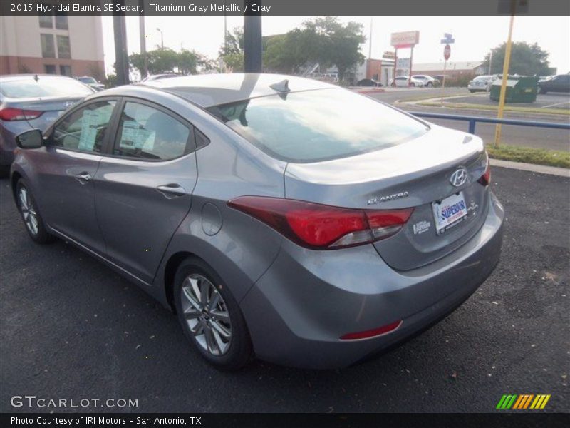 Titanium Gray Metallic / Gray 2015 Hyundai Elantra SE Sedan