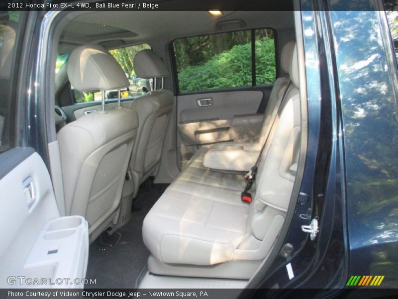 Bali Blue Pearl / Beige 2012 Honda Pilot EX-L 4WD