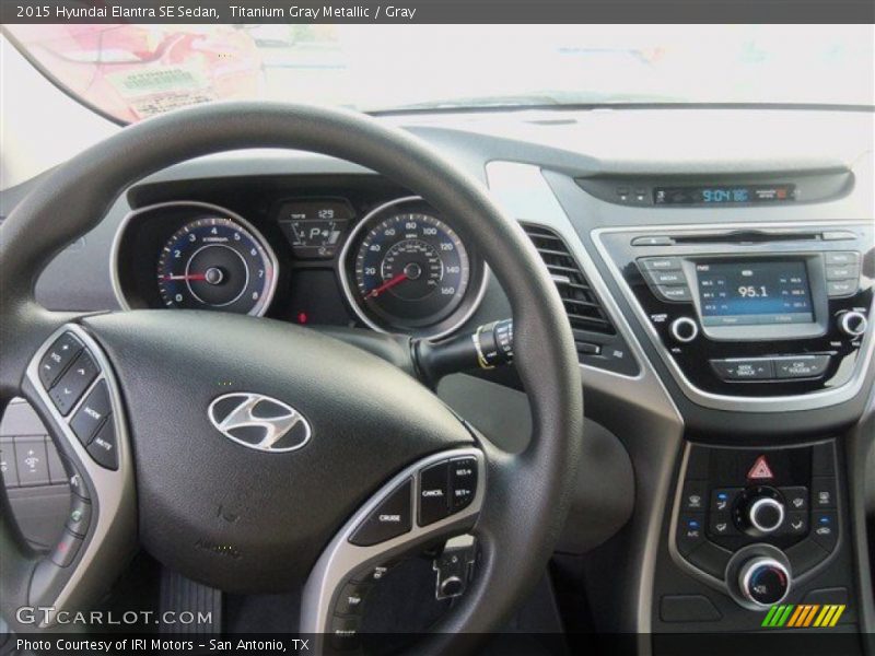Titanium Gray Metallic / Gray 2015 Hyundai Elantra SE Sedan