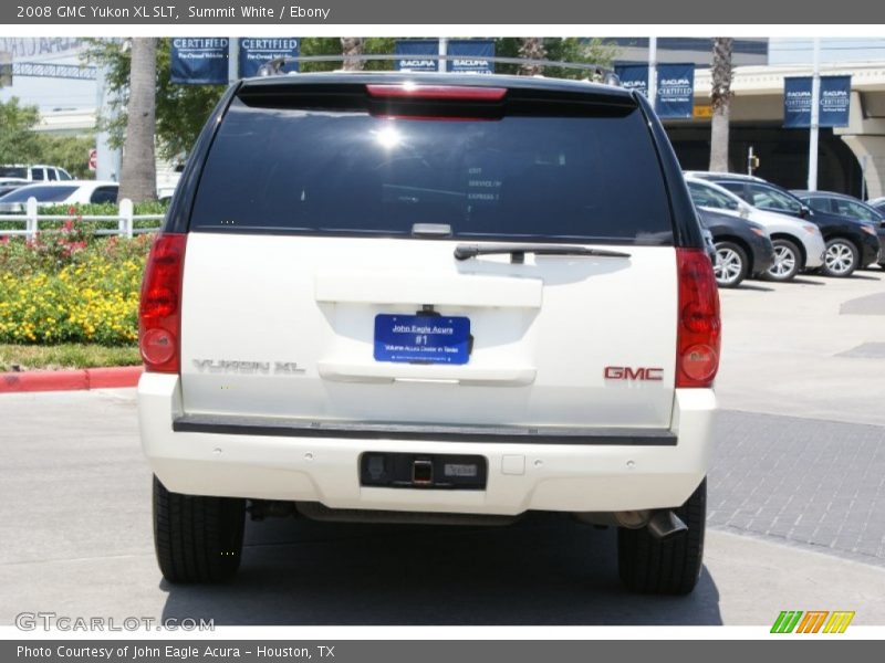 Summit White / Ebony 2008 GMC Yukon XL SLT