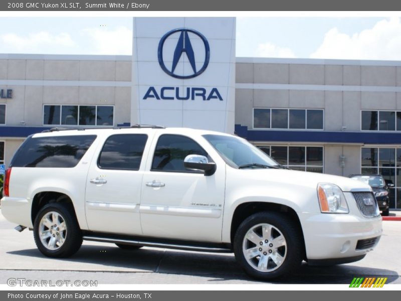 Summit White / Ebony 2008 GMC Yukon XL SLT