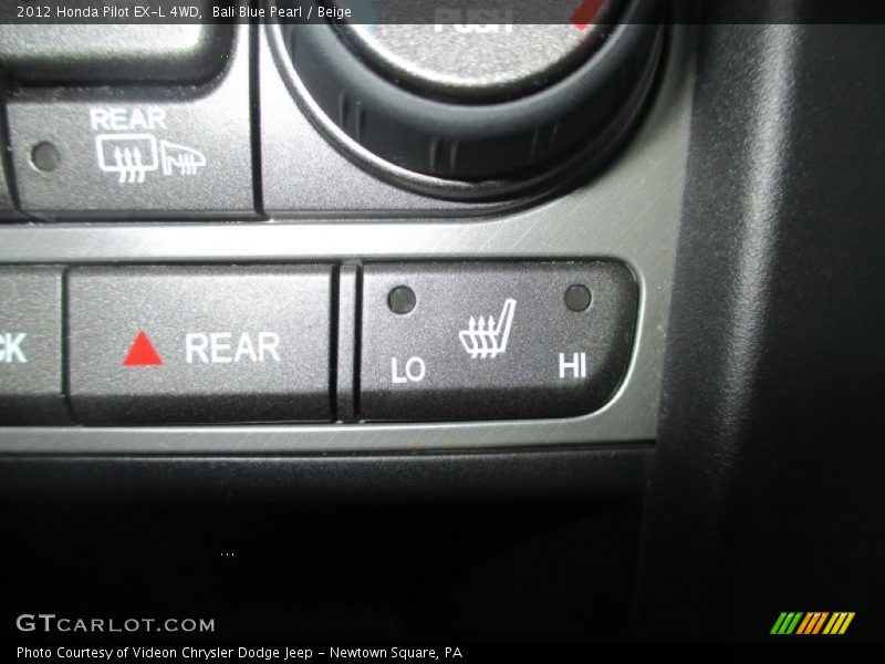 Bali Blue Pearl / Beige 2012 Honda Pilot EX-L 4WD